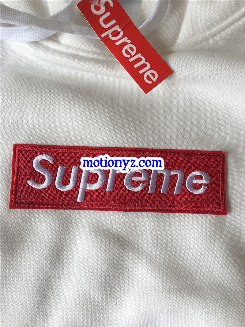 Supreme SUP BOX LOGO hoodie White